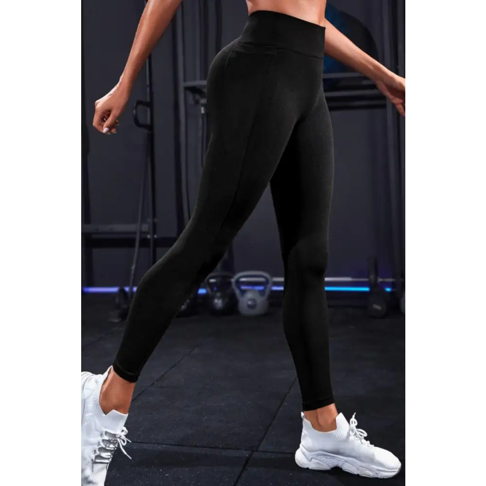 Wide Waistband Sports Leggings