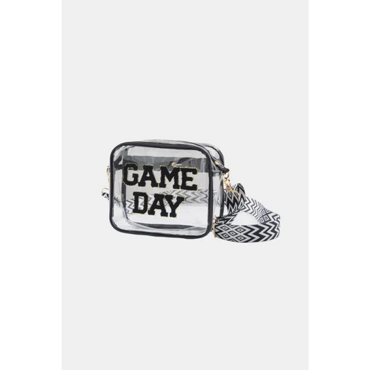 Zenana GAME DAY Stadium Approved Transparent Crossbody Bag - CM Fashion