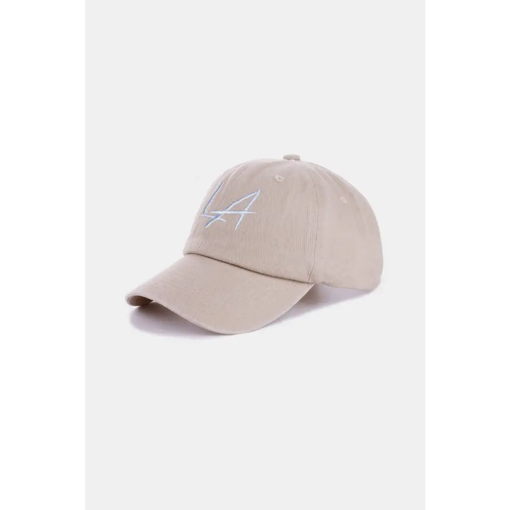 Zenana Washed Embroidered City Baseball Cap