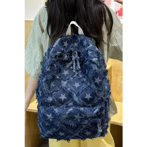 Zibelle Denim Backpack Bag