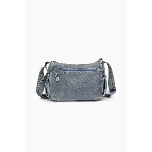 Zibelle Denim Crossbody Bag