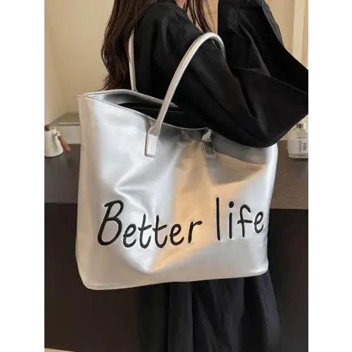 Zibelle PU Leather Tote Bag