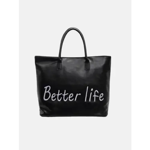 Zibelle PU Leather Tote Bag