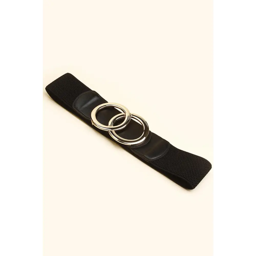 Zinc Alloy Buckle Elastic PU Belt