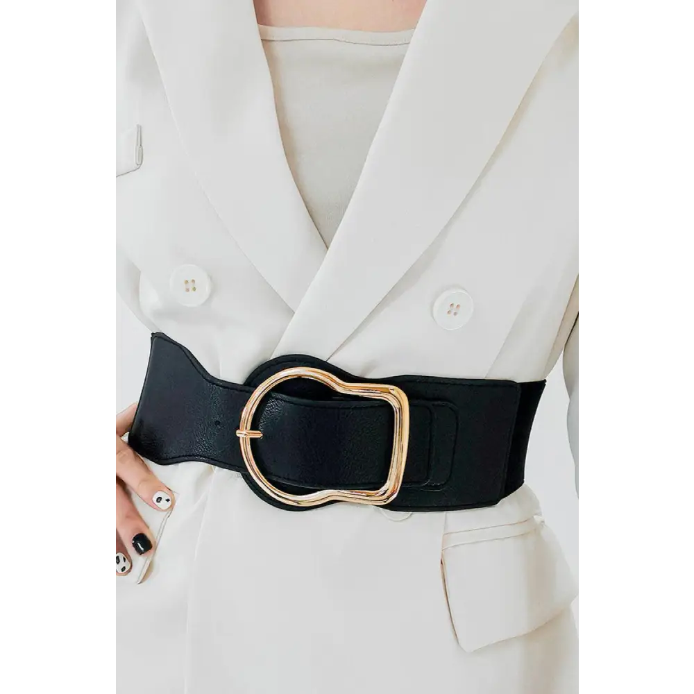 Zinc Alloy PU Leather Belt