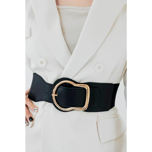 Zinc Alloy PU Leather Belt - CM Fashion