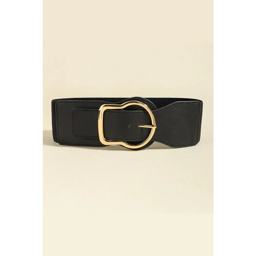 Zinc Alloy PU Leather Belt